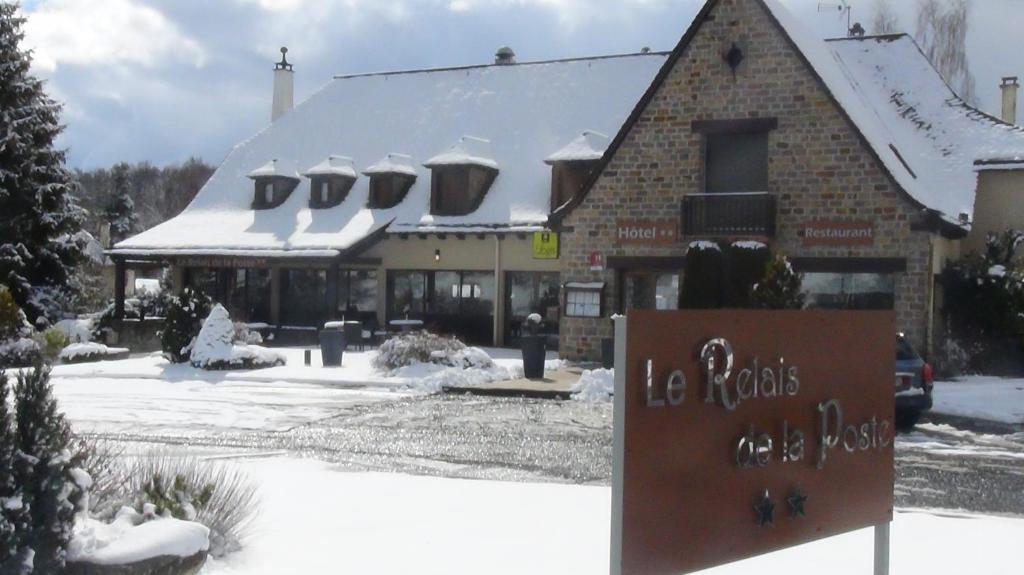 Hotel Logis Le Relais De La Poste Neuvéglise Dış mekan fotoğraf